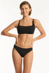 Sea Level Scalloped Square Neck Bralette